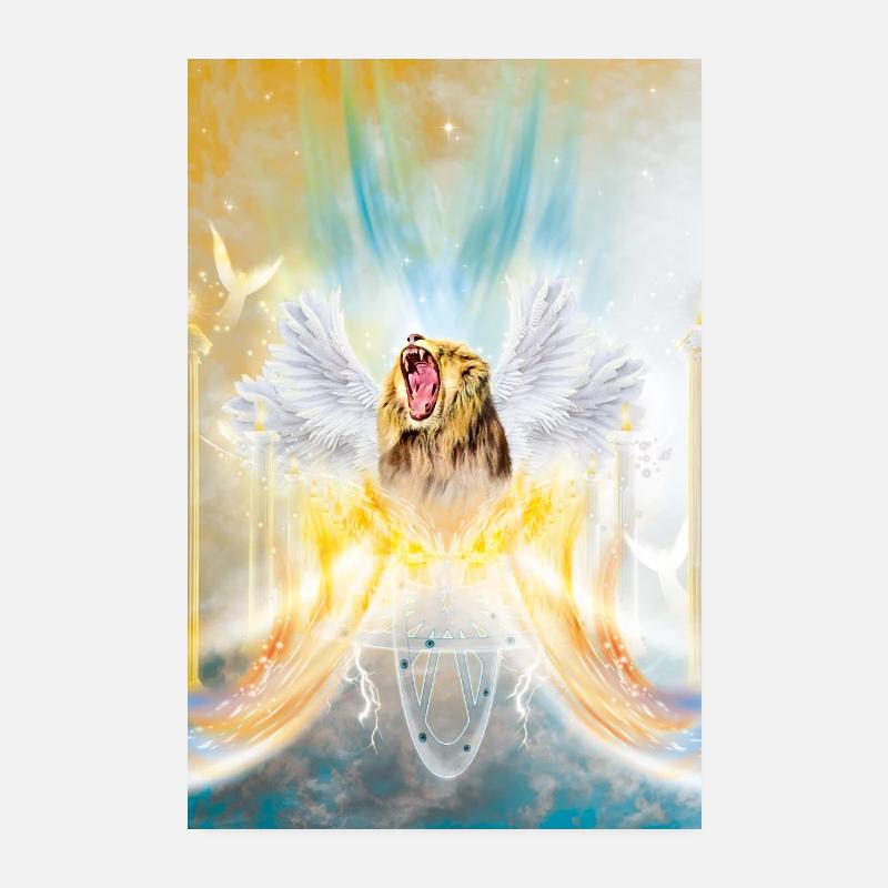 The lion creature Poster 8" x 12" (20x30 cm)