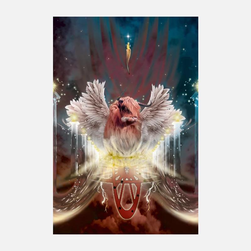 Das Stierwesen Poster 20x30 cm