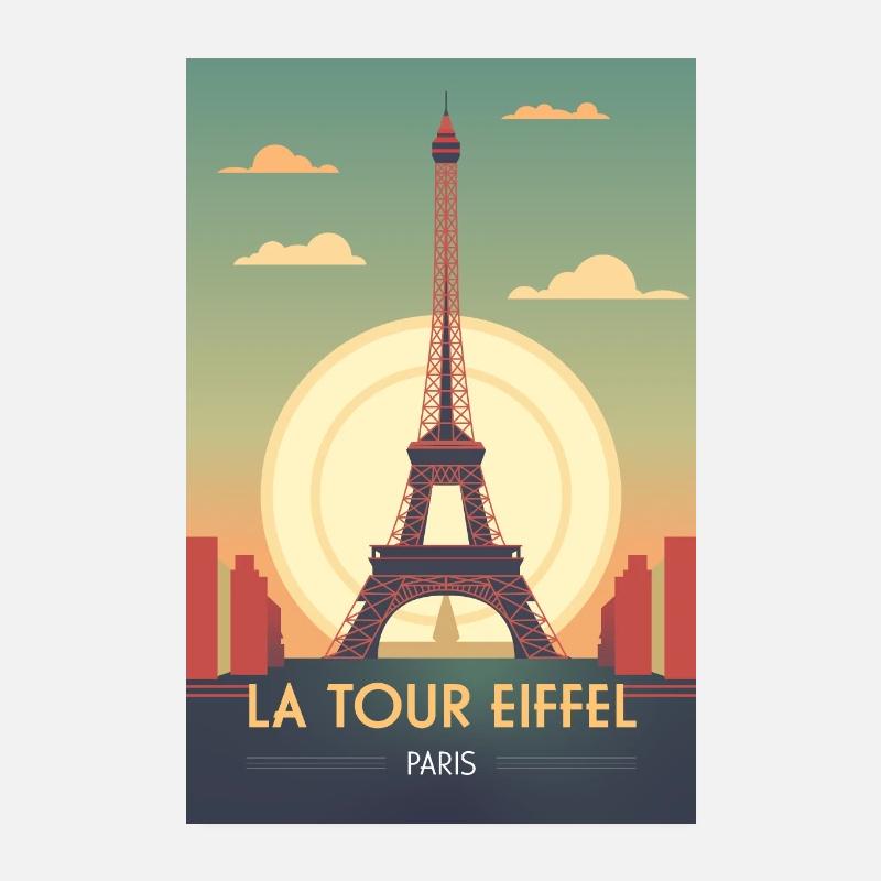 Eiffelturm Poster 20x30 cm