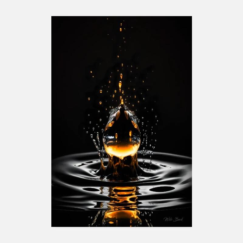 Drop fire 3 Poster 8" x 12" (20x30 cm)