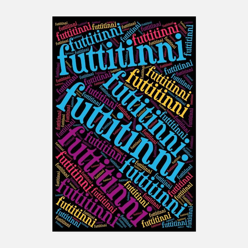 Sicile poster futtitinni word cloud idée cadeau Poster 20 x 30 cm