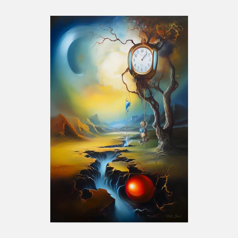 The clock is ticking Poster 8" x 12" (20x30 cm)