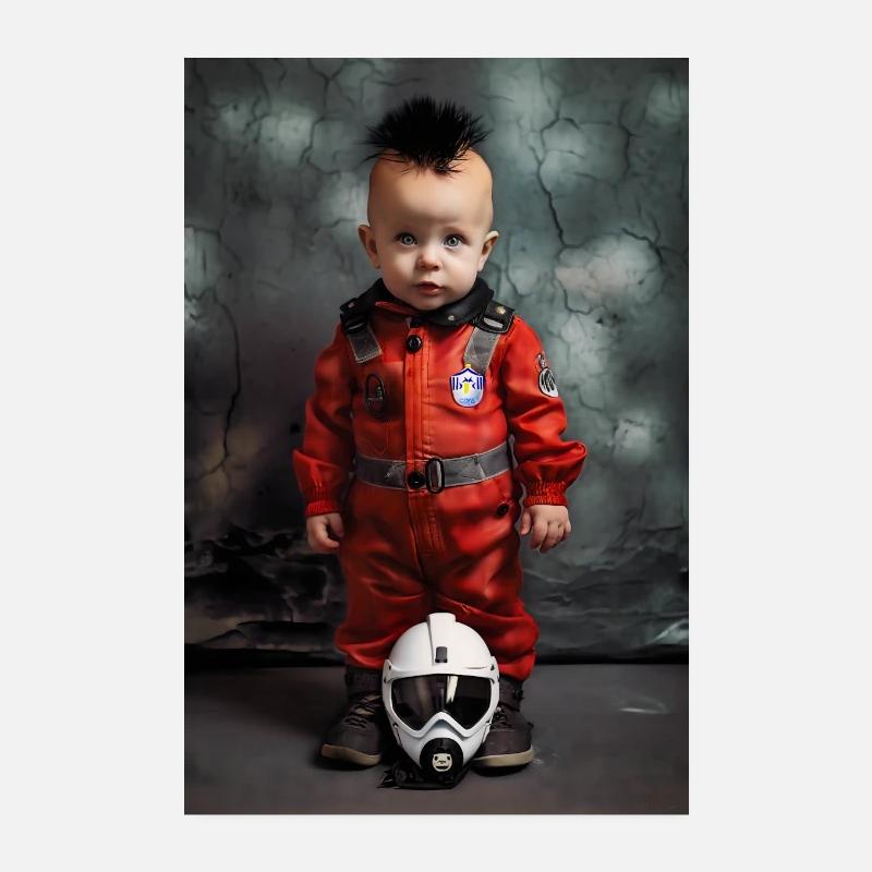 Pilotes Bébé Poster 20 x 30 cm