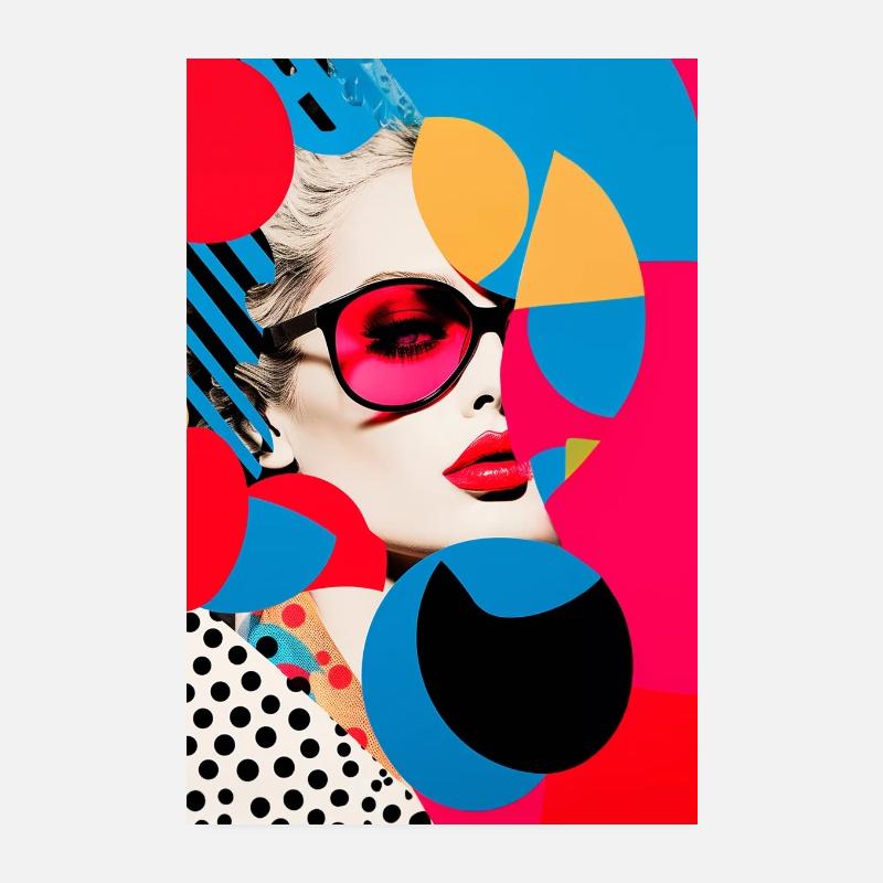 Trending Cool Women Pop Art Poster 20x30 cm
