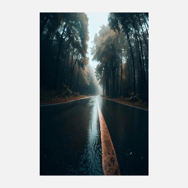 Voyage dans l’inconnu - Poster 20 x 30 cm - blanc
