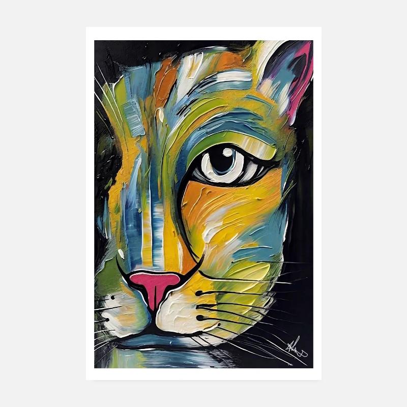 Katzenseele Poster 20x30 cm