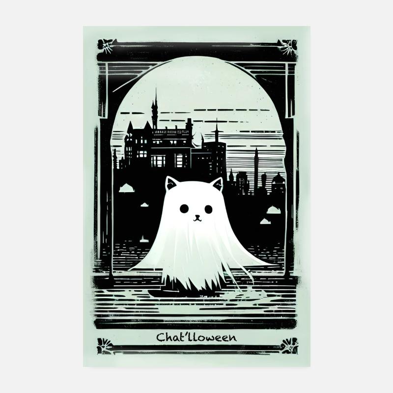 Chat'lloween Poster 20x30 cm