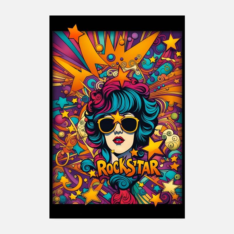 Rock ́n ́Roll Poster 20 x 30 cm