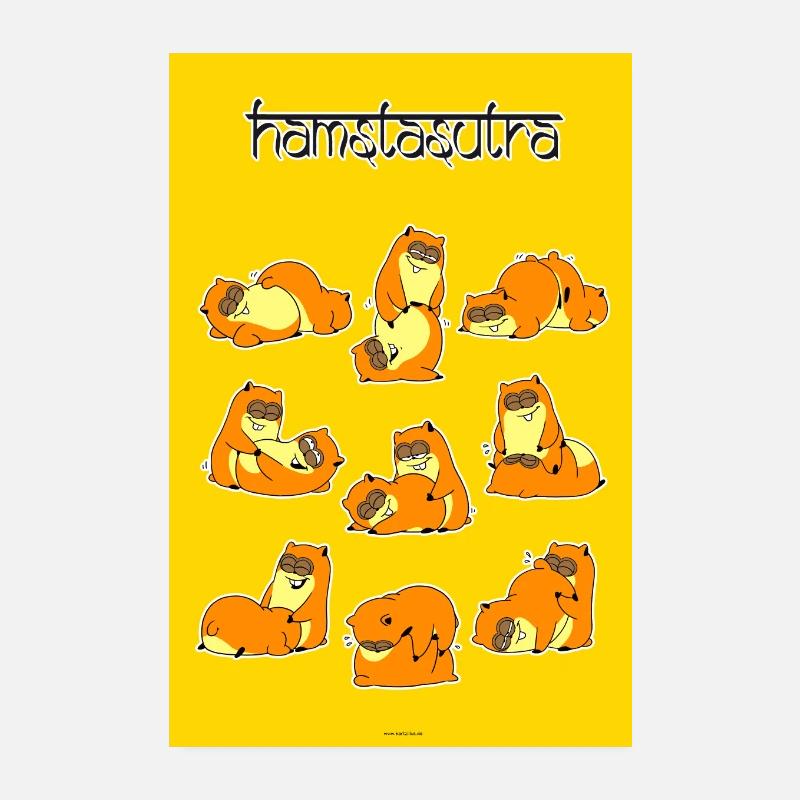 Hamstasutra Poster 20x30 cm