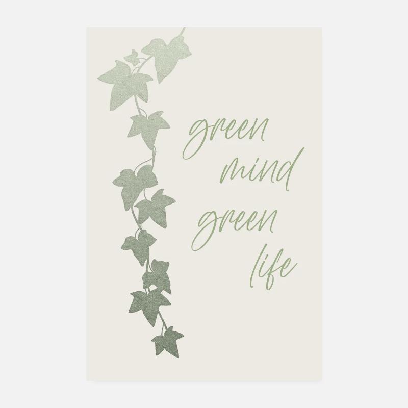 Green Mind - Vie verte Poster 20 x 30 cm