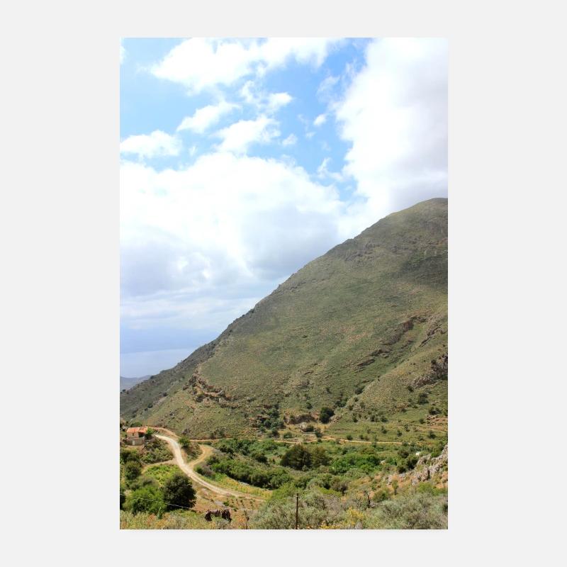 Mountain Mountains Mountain Landscape Poster Poster 8" x 12" (20x30 cm)