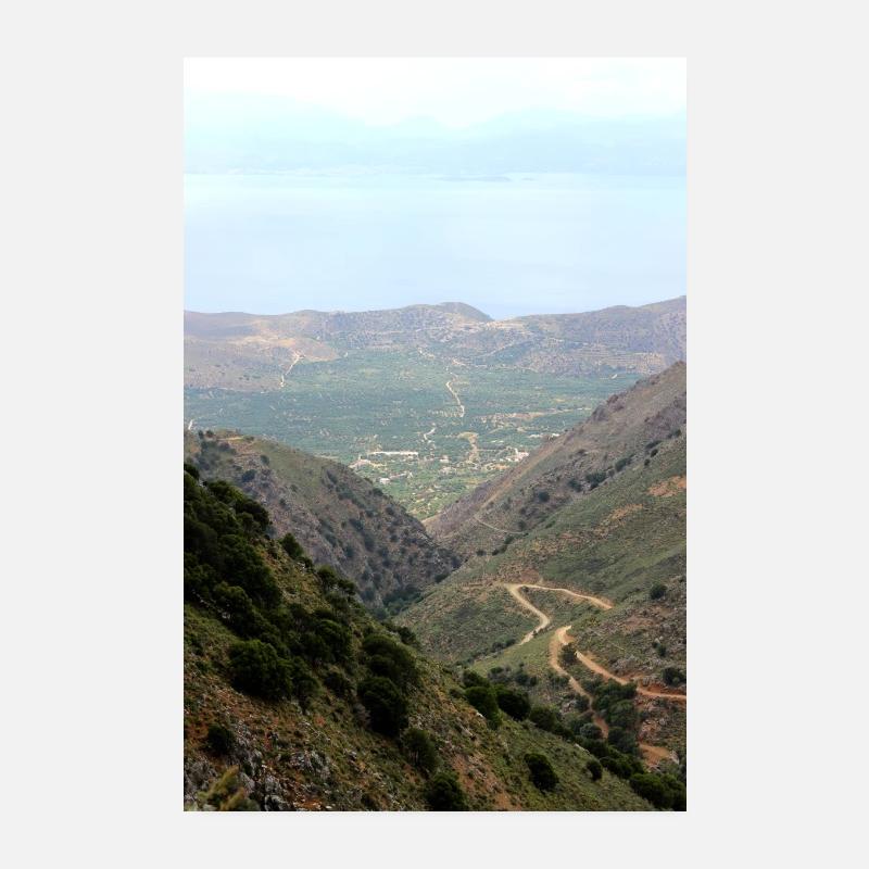 Mountain Mountains Mountain Landscape Poster Poster 8" x 12" (20x30 cm)