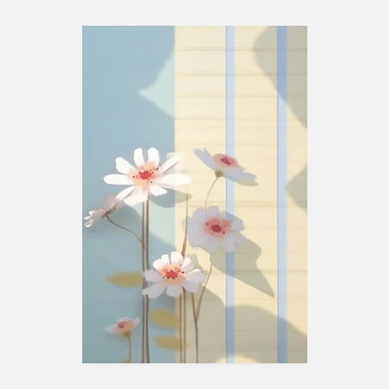Illustration de fleur Poster 20 x 30 cm