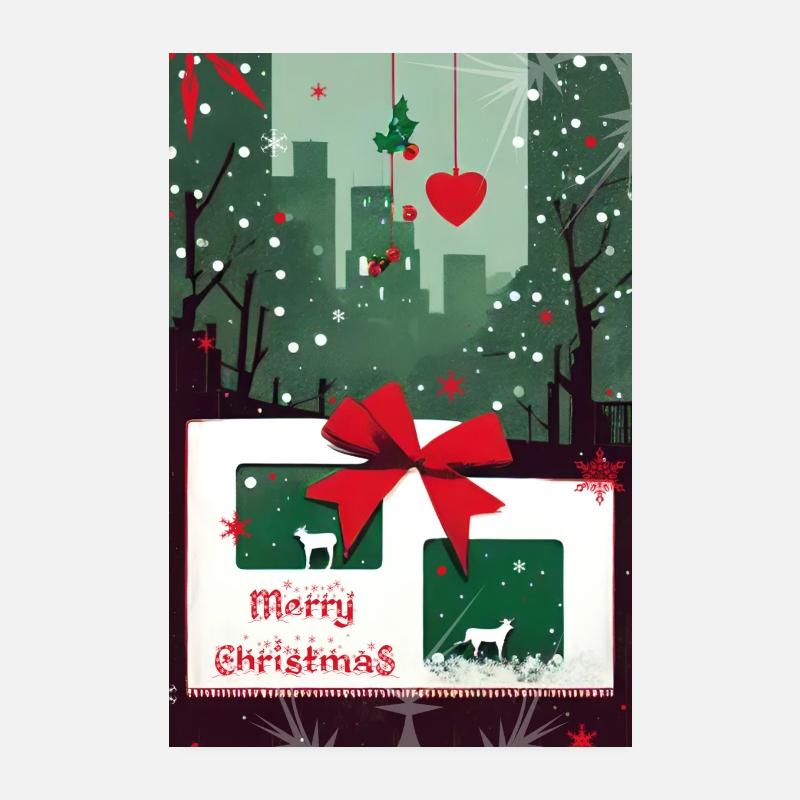 poster de noel Poster 20 x 30 cm