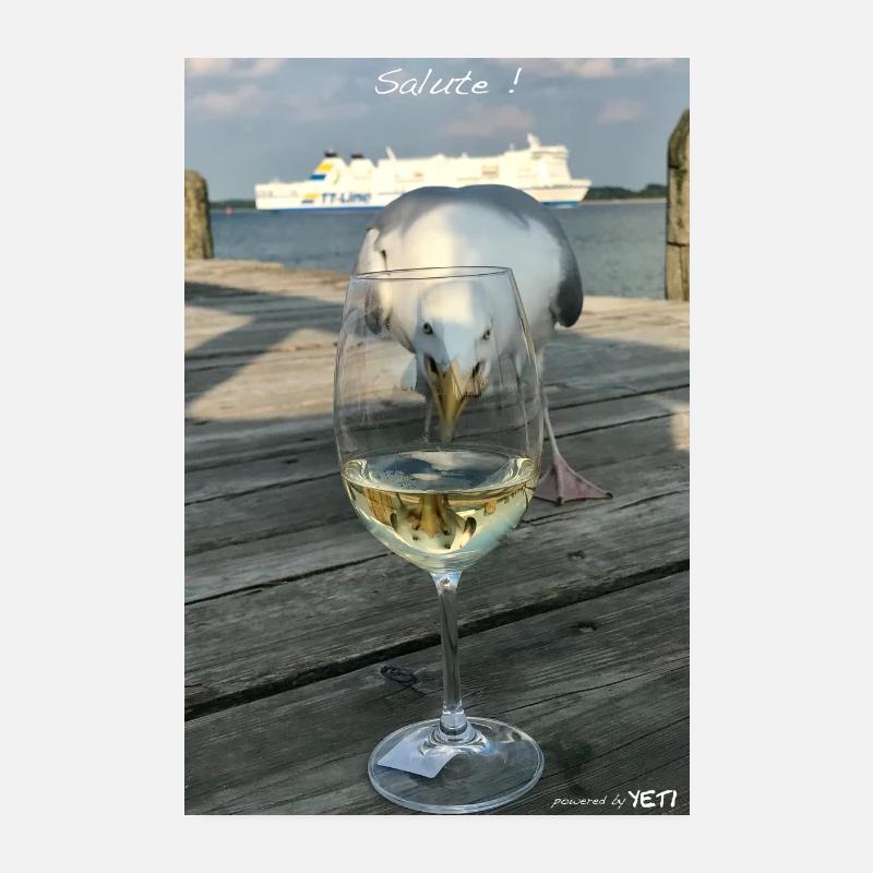 Salute Poster 8" x 12" (20x30 cm)