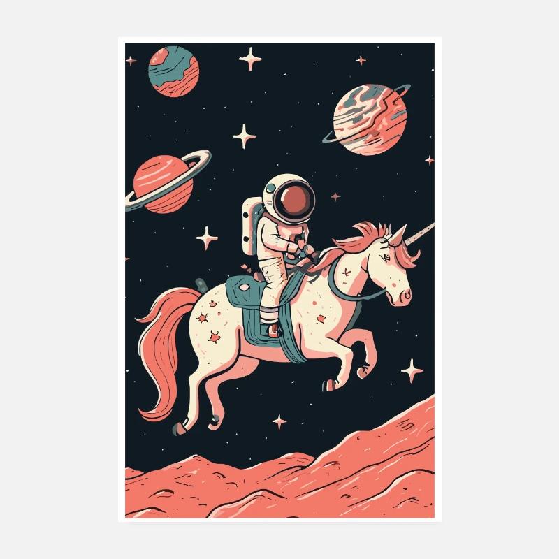 Astronaut, Futuristic, Space Space, Universe Poster 8" x 12" (20x30 cm)