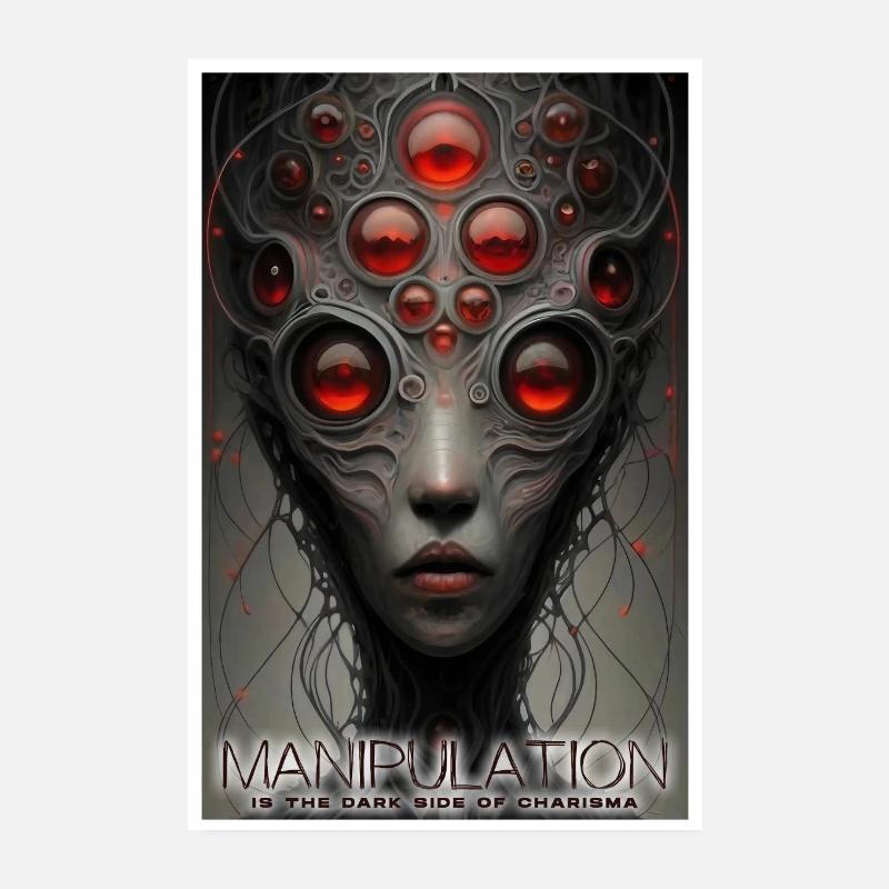 La manipulation est le côté obscur du charisme Poster 20 x 30 cm