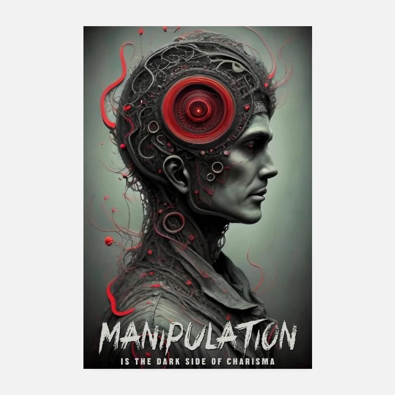 La manipulation est le côté obscur du charisme Poster 20 x 30 cm