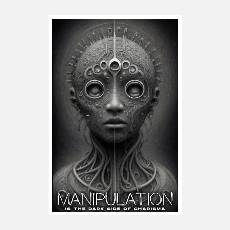 La manipulation est le côté obscur du charisme Poster 20 x 30 cm