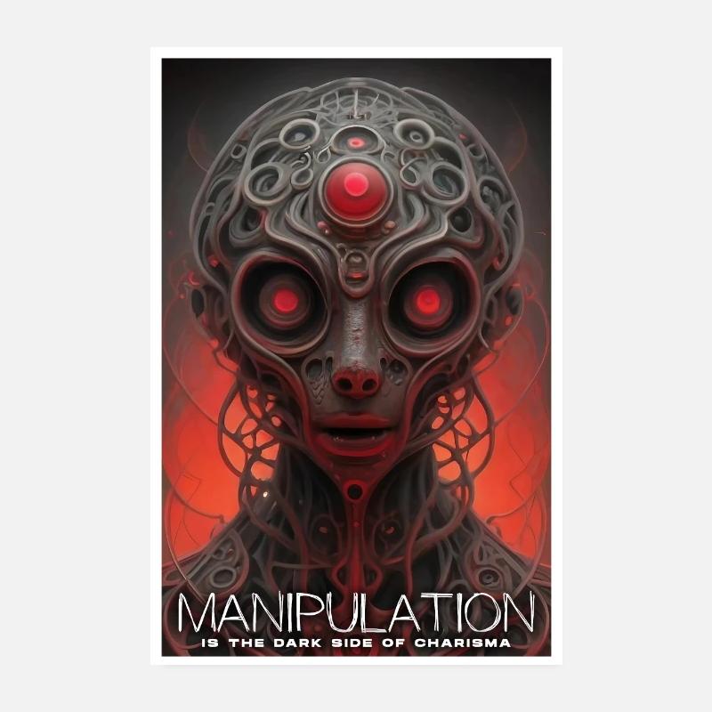La manipulation est le côté obscur du charisme Poster 20 x 30 cm