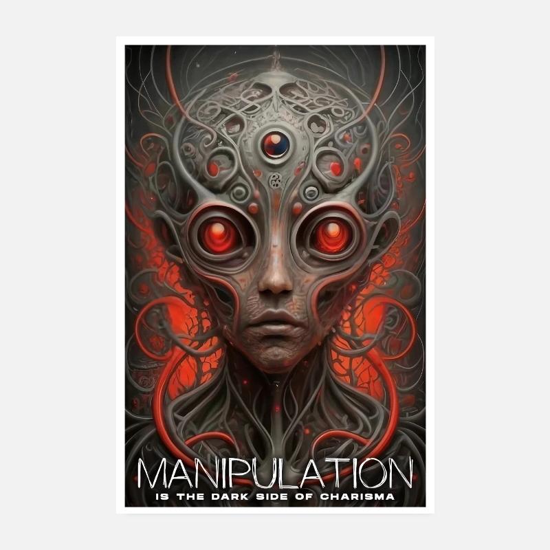 La manipulation est le côté obscur du charisme Poster 20 x 30 cm