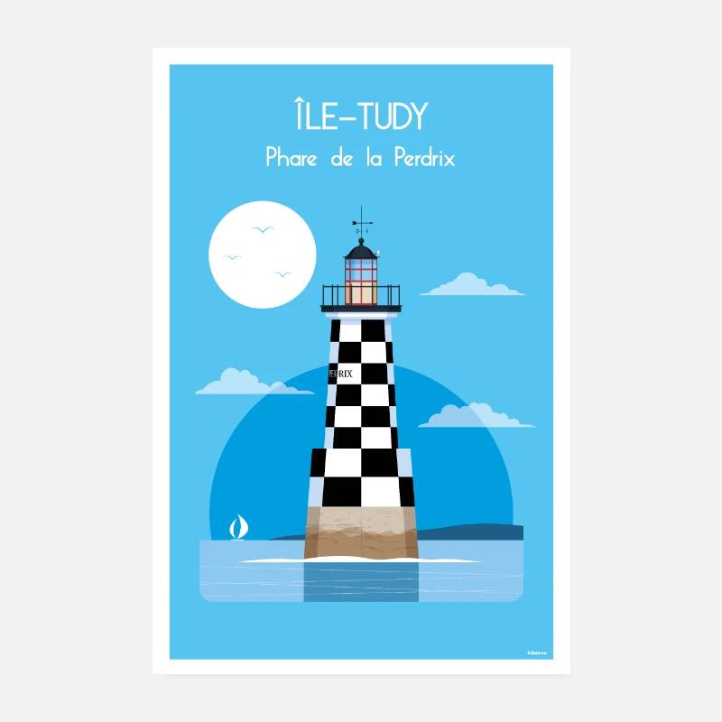 PHARE DE LA PERDRIX Poster 20 x 30 cm
