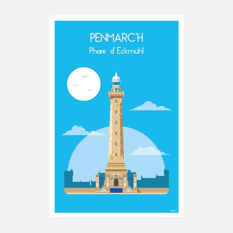 PHARE D’ ECKMüHL Poster 20 x 30 cm