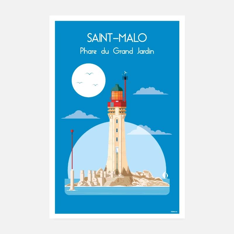 LEUCHTTURM DES GROSSEN GARTENS Poster 20x30 cm