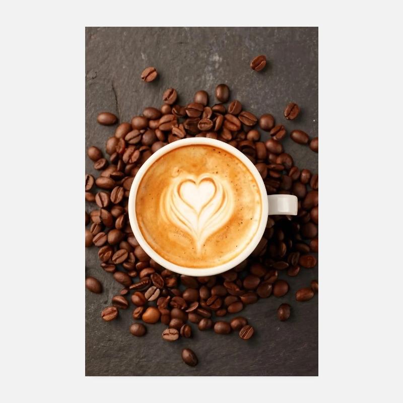 Café Oui J’aime le café Coffeelovers 005 Poster 20 x 30 cm
