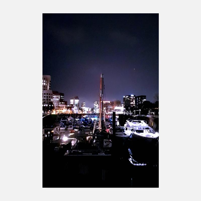 Hafen,medienhafen, Düsseldorf,skyline,Poster Poster 8" x 12" (20x30 cm)