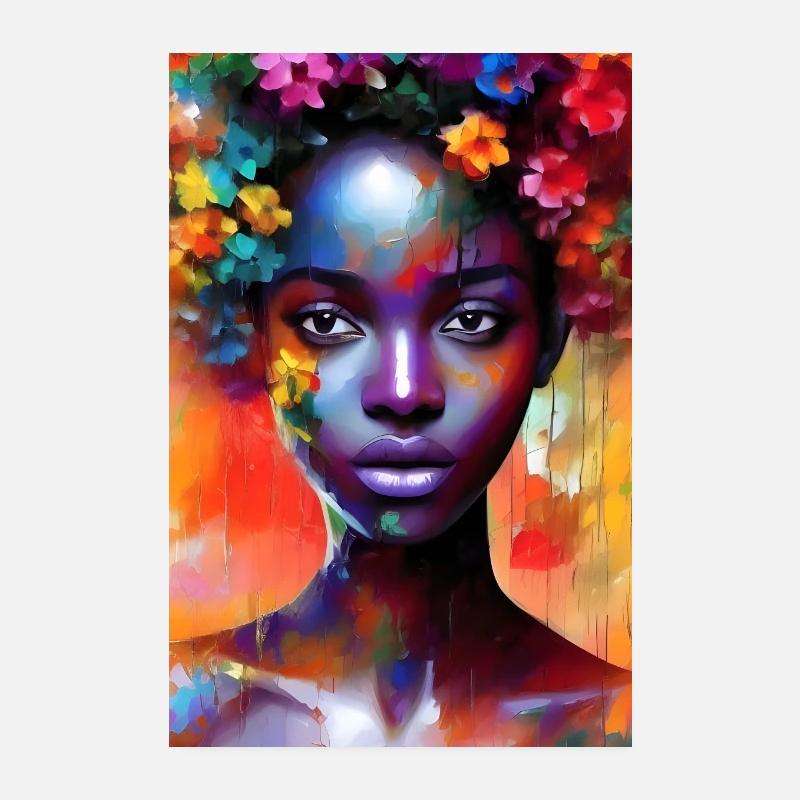African Blossom Poster 8" x 12" (20x30 cm)