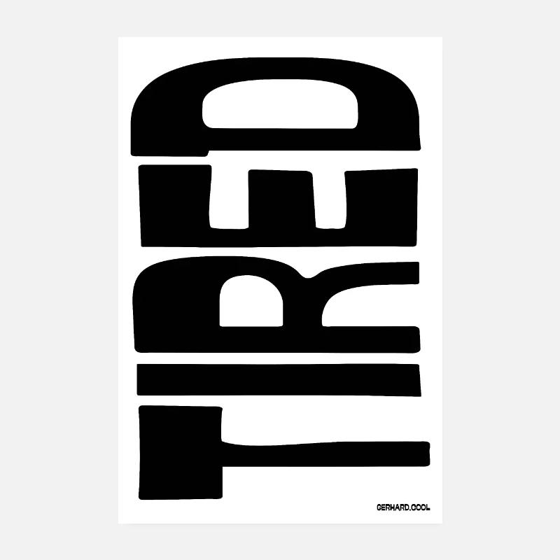 Tired Poster 8" x 12" (20x30 cm)