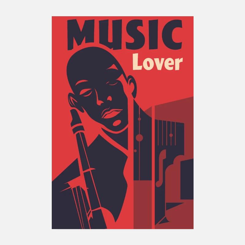 Melomane Poster 20x30 cm