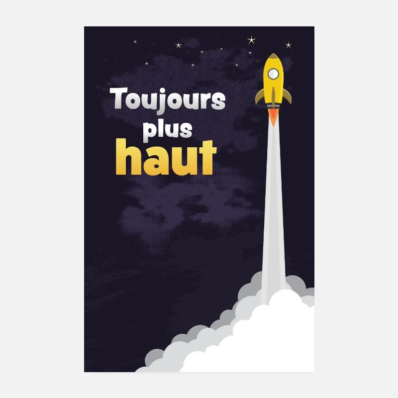Toujours plus haut Poster 20 x 30 cm