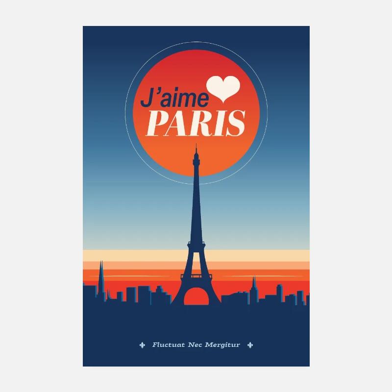 Ich liebe Paris Poster 20x30 cm