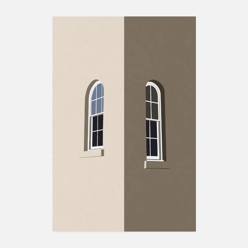 Licht und Schatten Poster 20x30 cm