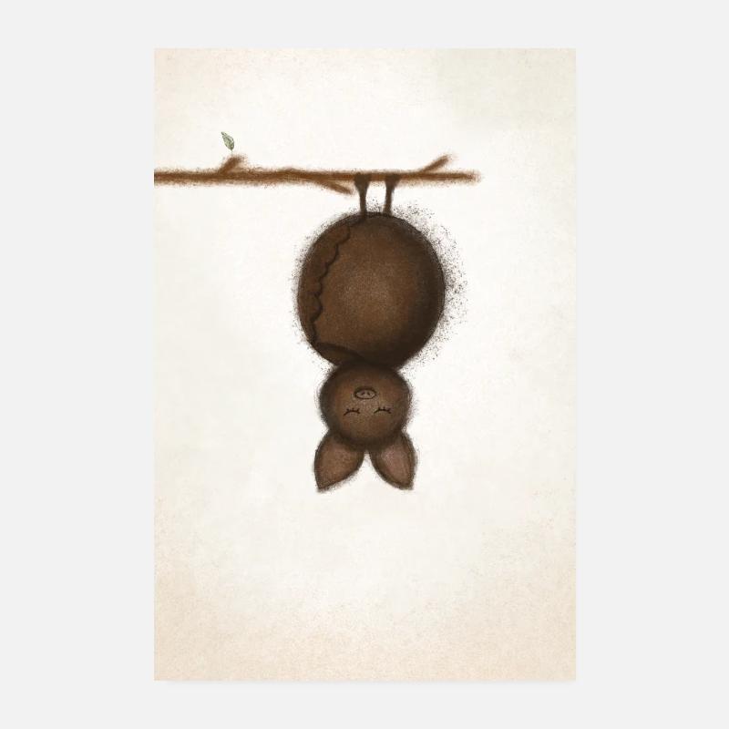 Bat Poster High Poster 8" x 12" (20x30 cm)