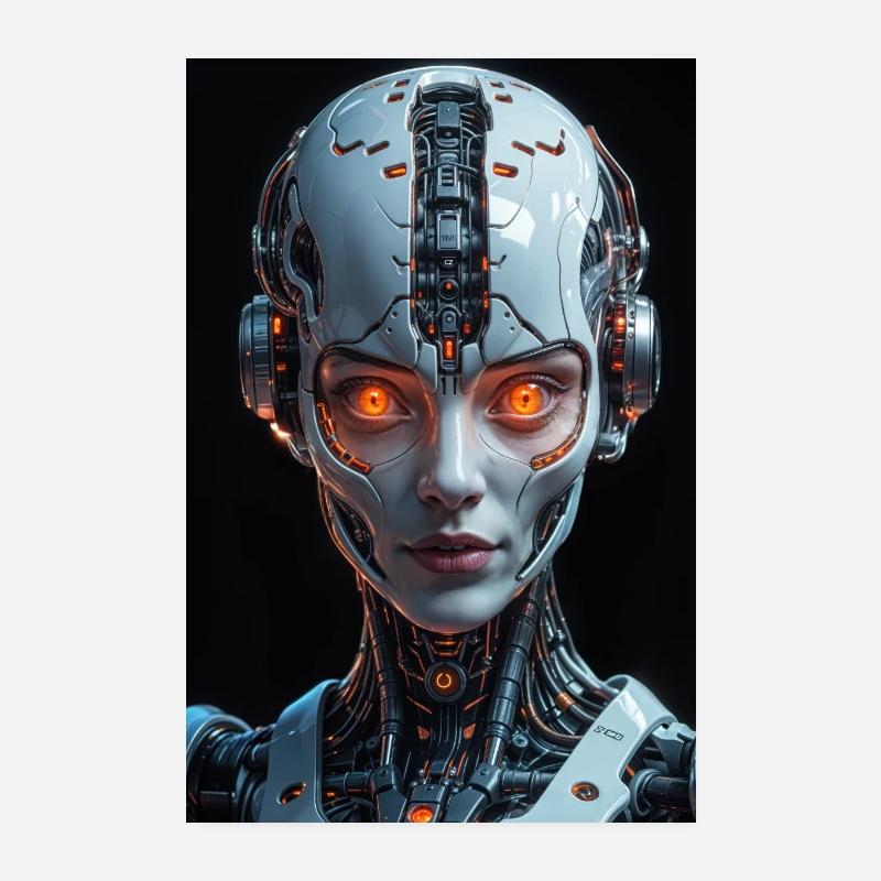 Cyborg ad alta tecnologia Poster 20x30 cm