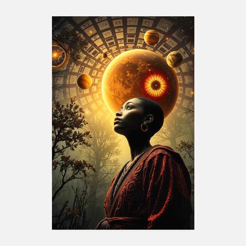Sphären der Erkenntnis Poster 20x30 cm