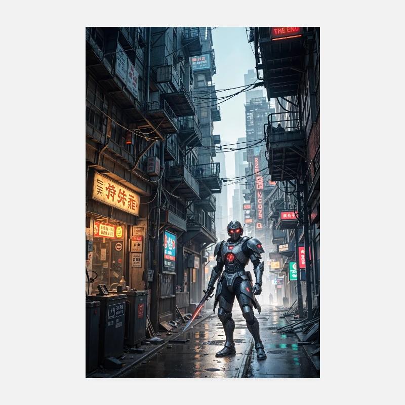Suivi de la dystopie Poster 20 x 30 cm