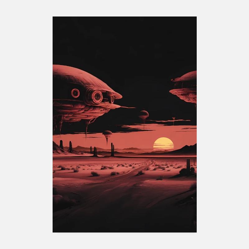 Désert Rouge Poster 20 x 30 cm