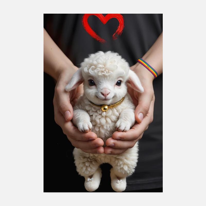 L’amour à quatre pattes Poster 20 x 30 cm