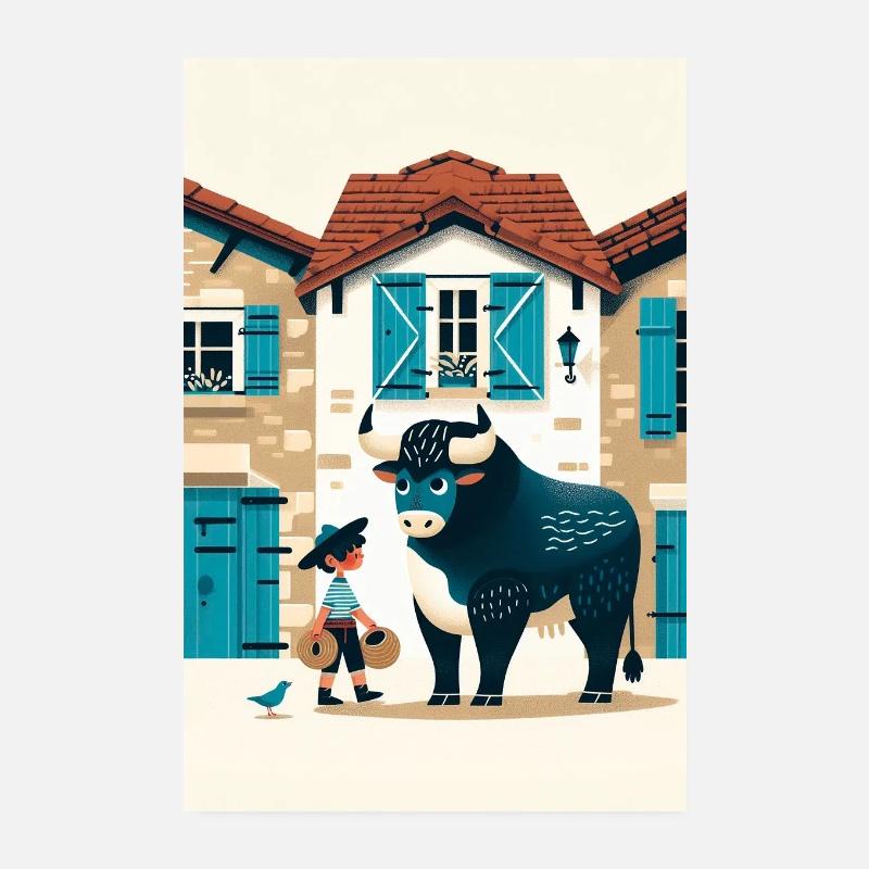 Basque Country Child Poster Poster 8" x 12" (20x30 cm)