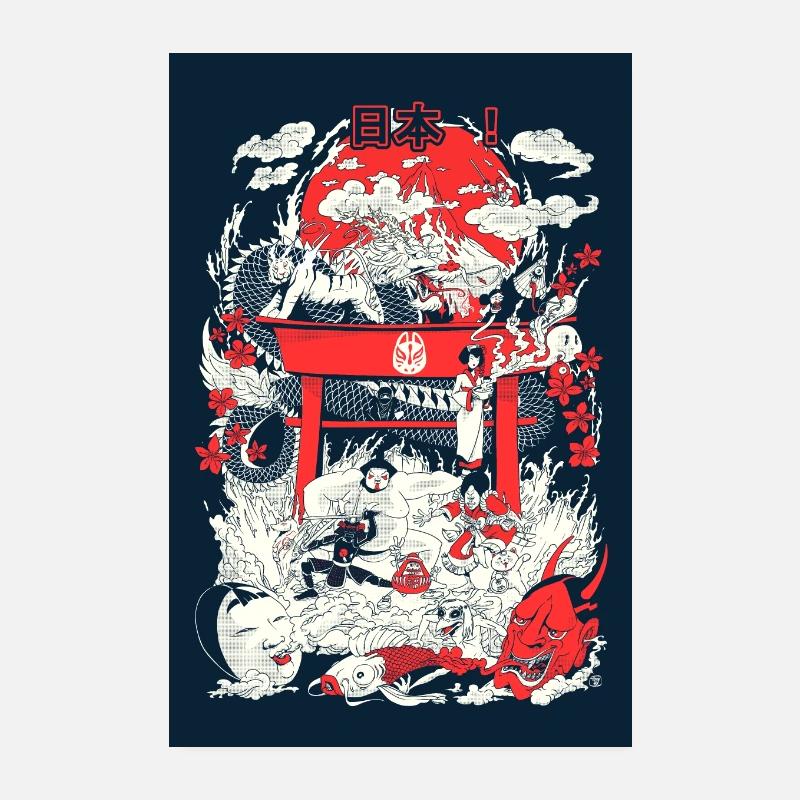 Japan Poster Poster 20x30 cm