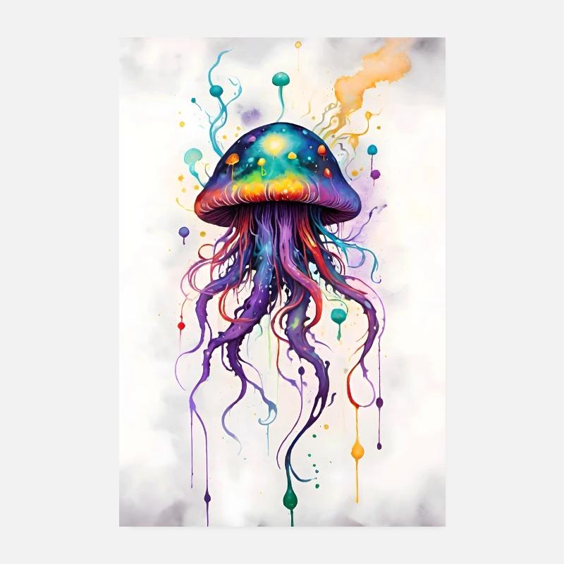 Couleur cosmiqueMéduse Poster 20 x 30 cm