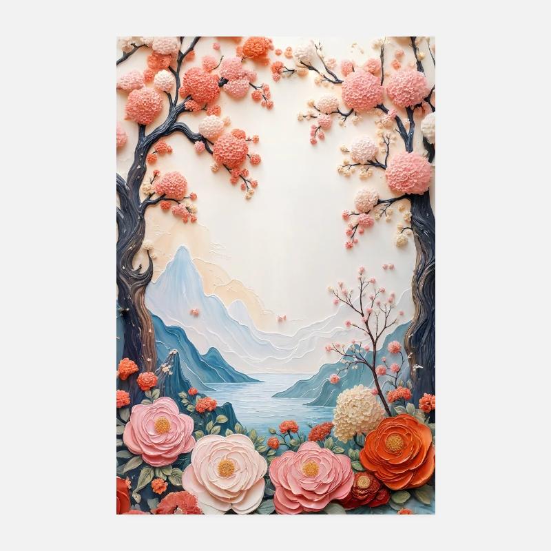 Beaux paysages Poster 20 x 30 cm