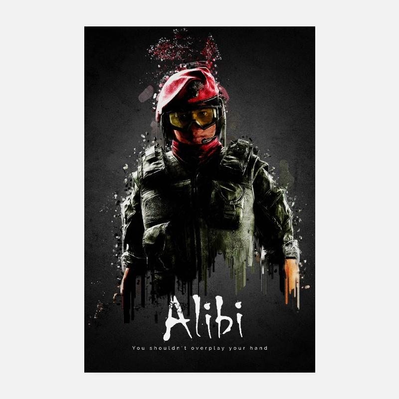 Alibi – Opérateur de siège tactique Poster 20 x 30 cm