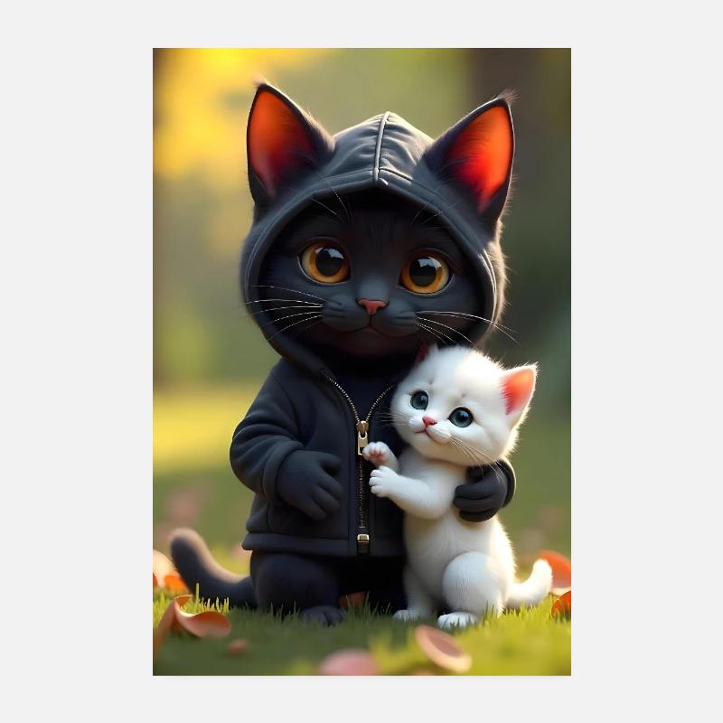 Affiche Chats Poster 20 x 30 cm