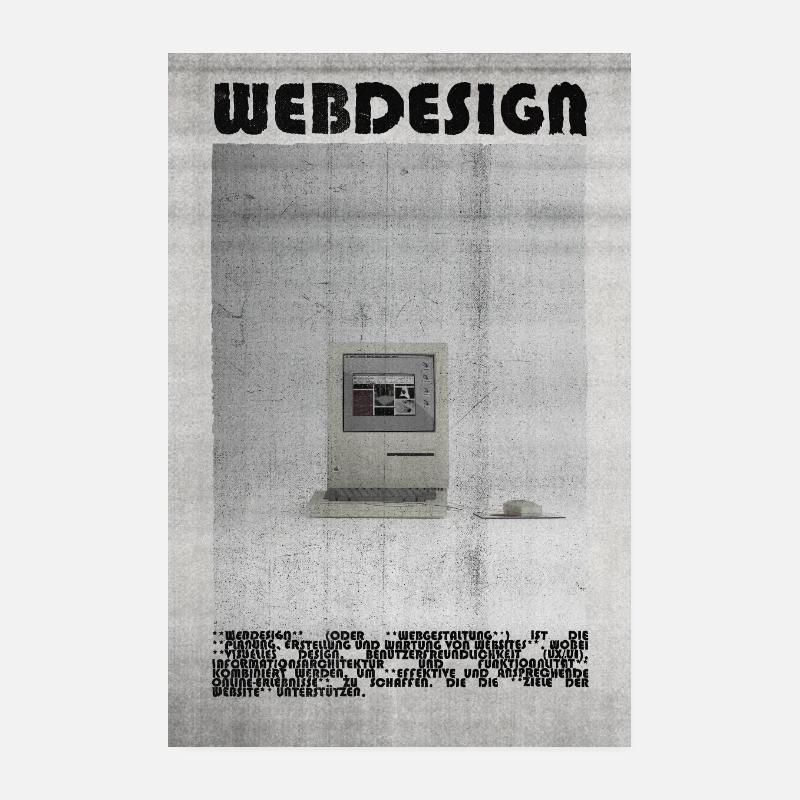 Affiche de conception Web Poster 20 x 30 cm