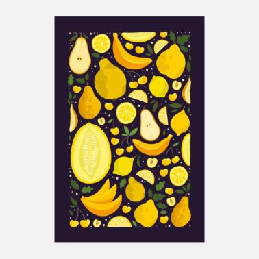 Frutti gialli Poster 20x30 cm